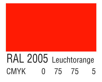 ral2005荧光橙油漆是什么颜色